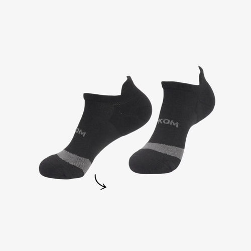 Medias Talonera Running Negra