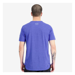 Camiseta New Balance Mens's Graphic Impact Run Short Sleeve
