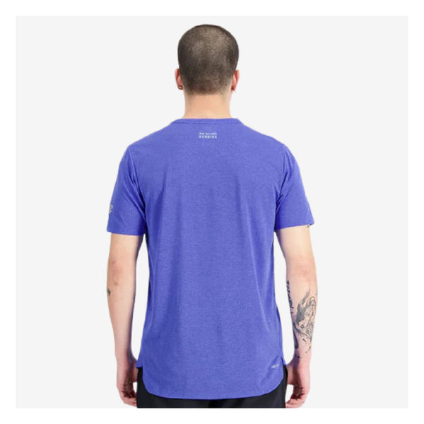 Camiseta New Balance Mens's Graphic Impact Run Short Sleeve