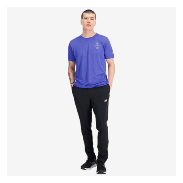 Camiseta New Balance Mens's Graphic Impact Run Short Sleeve