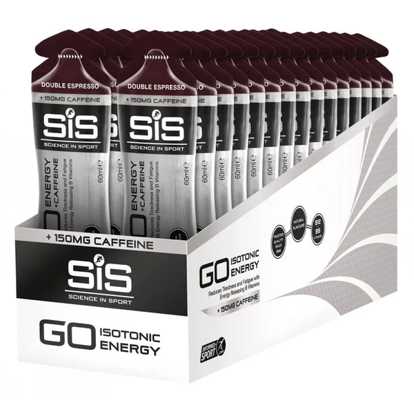 GEL SIS ISOTONIC ENERGY + CAFFEINE DOUBLE ESPRESSO 150MG