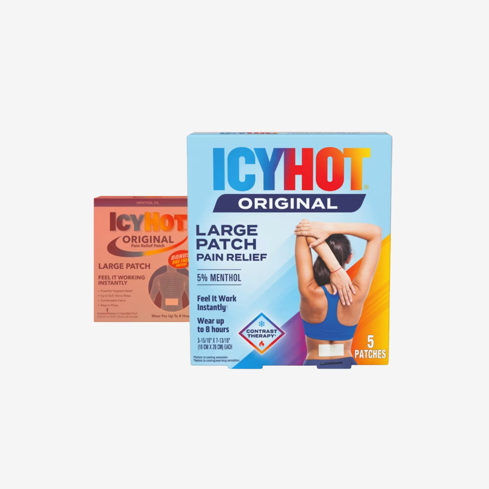 Icyhot Patches Large Patch Pain Relief 5 Patches