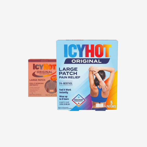 Icyhot Patches Large Patch Pain Relief 5 Patches