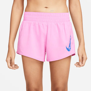 NIKE ONE SWOOSH DRI.FIT MID RISE SHORT WOMEN