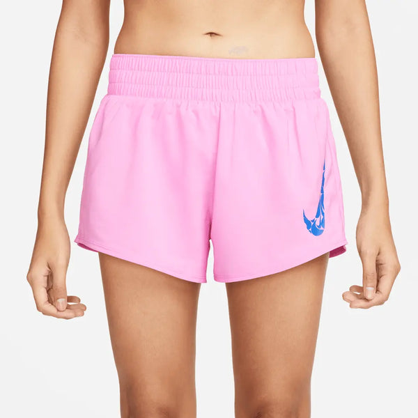 NIKE ONE SWOOSH DRI.FIT MID RISE SHORT WOMEN