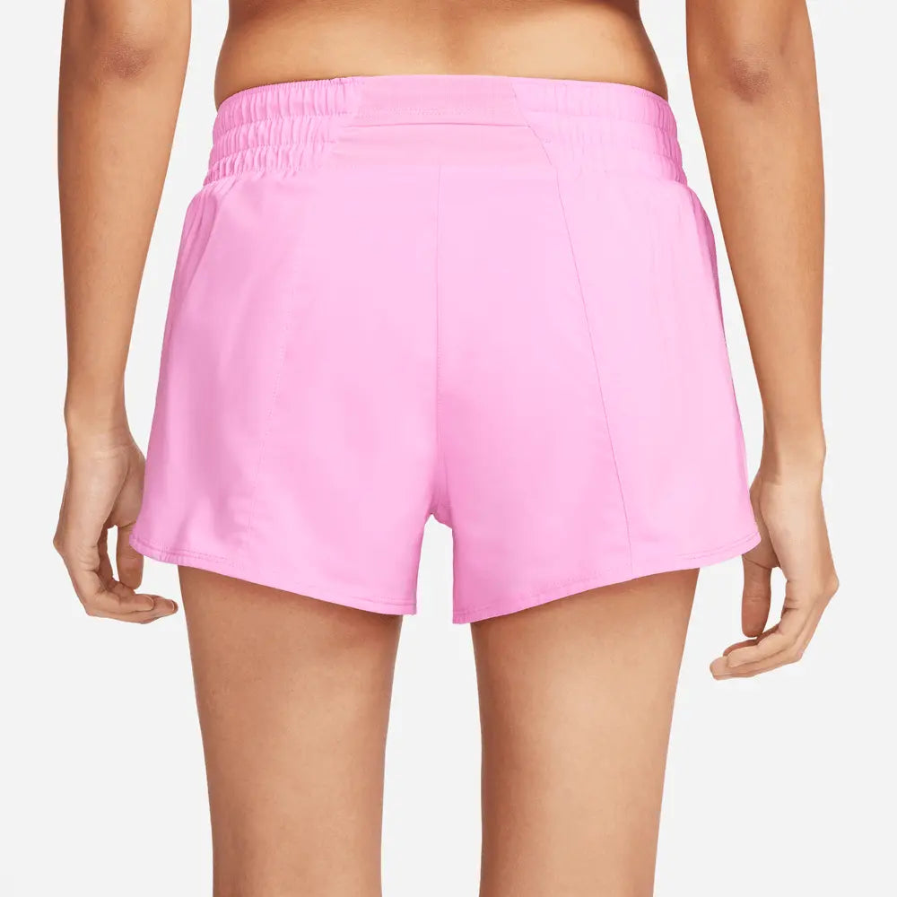 NIKE ONE SWOOSH DRI.FIT MID RISE SHORT WOMEN